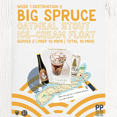 PINTS & PLATES: Big Spruce Oatmeal Stout Ice-Cream Float