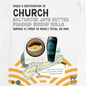 PINTS & PLATES: Church Saltwater Joys Butter Poached Shrimp Rolls