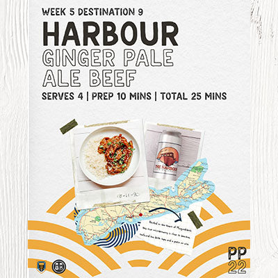 PINTS & PLATES: The Harbour Brewing Co Ginger Pale Ale Beef