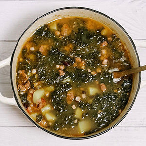 RECIPE: Portuguese Kale Soup & Buttermilk Biscuits
