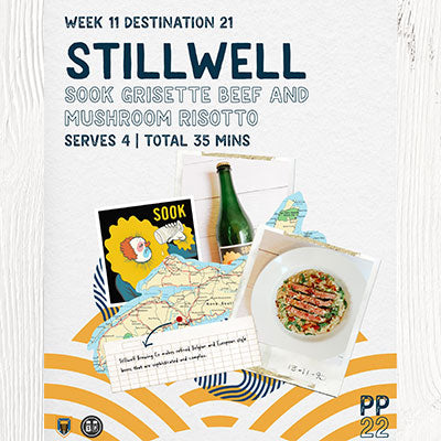 PINTS & PLATES: Stillwell Sook Grisette, Beef and Mushroom Risotto